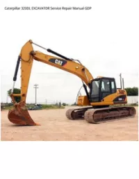 Caterpillar 320DL EXCAVATOR Service Repair Manual GDP preview
