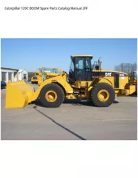 Caterpillar 120C BOOM Spare Parts Catalog Manual 2FF preview