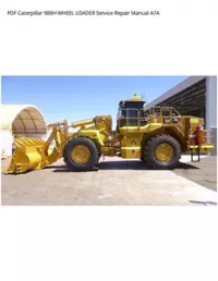 PDF Caterpillar 988H WHEEL LOADER Service Repair Manual A7A preview