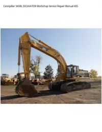 Caterpillar 345BL EXCAVATOR Workshop Service Repair Manual 4SS preview