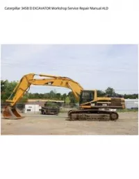 Caterpillar 345B II EXCAVATOR Workshop Service Repair Manual ALD preview