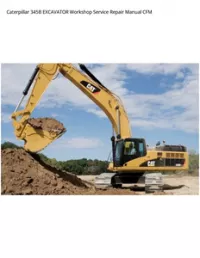 Caterpillar 345B EXCAVATOR Workshop Service Repair Manual CFM preview