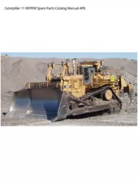 Caterpillar 11 RIPPER Spare Parts Catalog Manual 4PB preview
