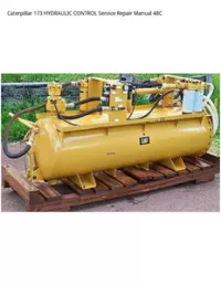 Caterpillar 173 HYDRAULIC CONTROL Service Repair Manual 48C preview