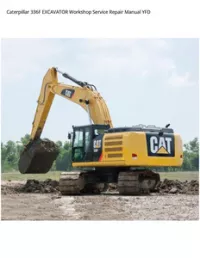 Caterpillar 336F EXCAVATOR Workshop Service Repair Manual YFD preview