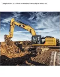 Caterpillar 336E LH EXCAVATOR Workshop Service Repair Manual RZA preview