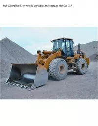 PDF Caterpillar 972H WHEEL LOADER Service Repair Manual GTA preview
