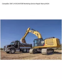 Caterpillar 336F LH EXCAVATOR Workshop Service Repair Manual KGH preview