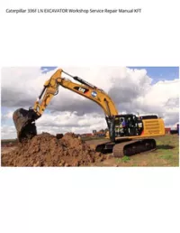 Caterpillar 336F LN EXCAVATOR Workshop Service Repair Manual KFT preview