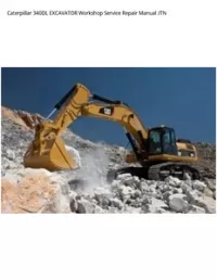 Caterpillar 340DL EXCAVATOR Workshop Service Repair Manual JTN preview