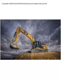 Caterpillar 336FH EXCAVATOR Workshop Service Repair Manual NAJ preview