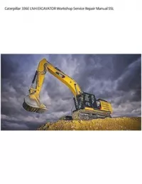 Caterpillar 336E LNH EXCAVATOR Workshop Service Repair Manual SSL preview