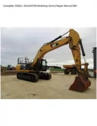 Caterpillar 336D2 L EXCAVATOR Workshop Service Repair Manual XBH preview