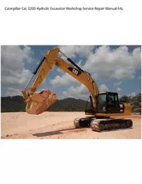 Caterpillar Cat 320D Hydrulic Excavator Workshop Service Repair Manual FAL preview