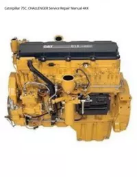 Caterpillar 75C  CHALLENGER Service Repair Manual 4KK preview