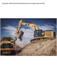 Caterpillar 336EH EXCAVATOR Workshop Service Repair Manual HDW preview