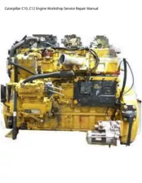 Caterpillar C10  C12 Engine Workshop Service Repair Manual preview