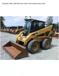 Caterpillar 248B  268B Skid Steer Loader Service Repair Manual LBA preview