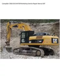 Caterpillar 336D EXCAVATOR Workshop Service Repair Manual JBT preview