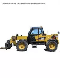 CATERPILLAR TH220B  TH330B Telehandler Service Repair Manual preview