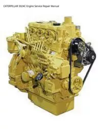 CATERPILLAR 3024C Engine Service Repair Manual preview