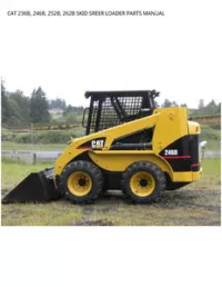 CAT 236B  246B  252B  262B SKID SREER LOADER PARTS MANUAL preview