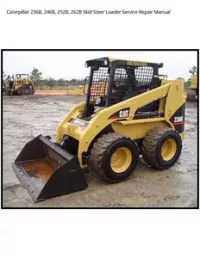 Caterpillar 236B  246B  252B  262B Skid Steer Loader Service Repair Manual preview