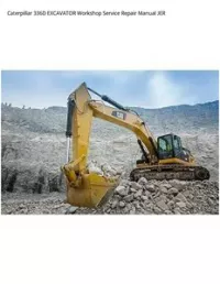 Caterpillar 336D EXCAVATOR Workshop Service Repair Manual JER preview