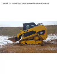 Caterpillar 279C Compact Track Loader Service Repair Manual MBT00001-UP preview
