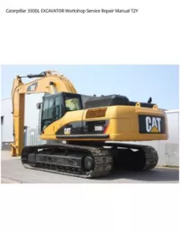 Caterpillar 330DL EXCAVATOR Workshop Service Repair Manual T2Y preview
