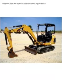 Caterpillar 302.5 Mini Hydraulic Excavator Service Repair Manual preview