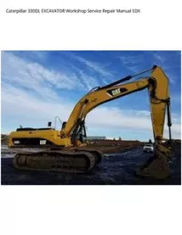 Caterpillar 330DL EXCAVATOR Workshop Service Repair Manual EDX preview