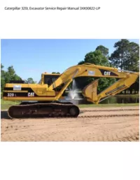 Caterpillar 320L Excavator Service Repair Manual 3XK00822-UP preview