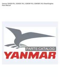 Yanmar 3GM30-YEU  3GM30C-YEU  3GM30F-YEU  3GM30FC-YEU Diesel Engines Parts Manual preview