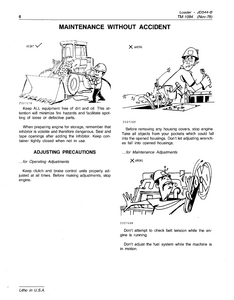 John Deere JD544B Loader manual