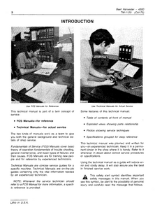 John Deere 4300 Beet Harvester manual pdf