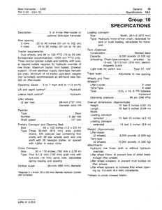 John Deere 4300 Beet Harvester service manual