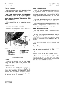 John Deere 500 Round Baler manual