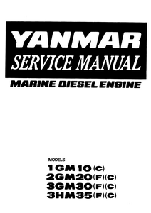 Yanmar 1GM10(C) Marine Diesel Engine manual