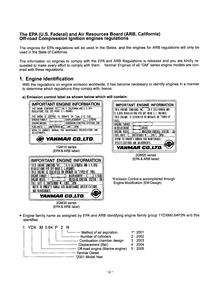Yanmar 3HM35(F) Marine Diesel Engine manual pdf