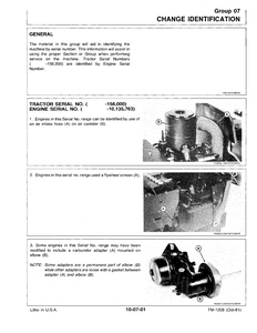 John Deere 317 Hydrostatic Tractor manual