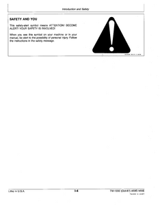 John Deere 455E Crawler Loader manual pdf