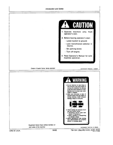 John Deere 644D Loader manual
