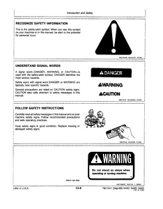 John Deere 644D Loader manual pdf