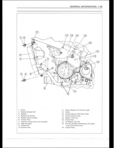 Kawasaki ZX9R Motocycle manual pdf