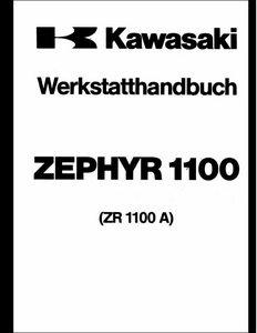 Kawasaki ZEPHYR1100ZR1100A Motocycle manual