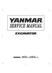 Yanmar ViO45-5  ViO55-5 Excavator Service Repair Manual preview