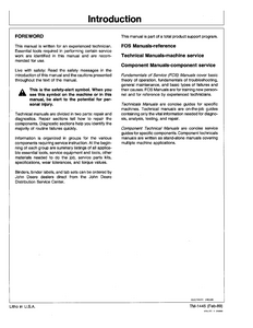 John Deere 595D Excavator service manual