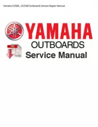 Yamaha F250B   LF250B Outboards Service Repair Manual preview