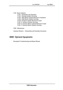 John Deere 1063 Harvester manual